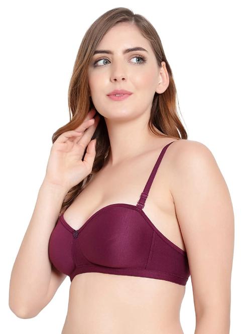 F FASHIOL.COM Adjustable Straps Pull-On Full Coverage Non Padded Seamless Bra (30 Till 40) (32) Pack of 1