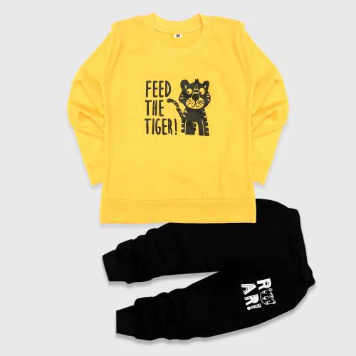 SILVER FANG Cotton Clothing Sets for Baby Boys & girls//Unisex Clothing sets Full Sleeve T-shirt Pant//Baby clothing set