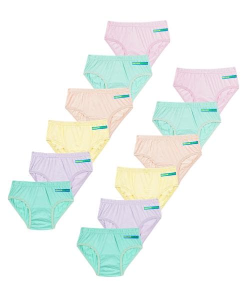YELLOWDELIGHT Pure Cotton Panties Lite-110cm-12pcs
