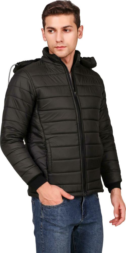 Christy World Men Charcoal Casual Jacket