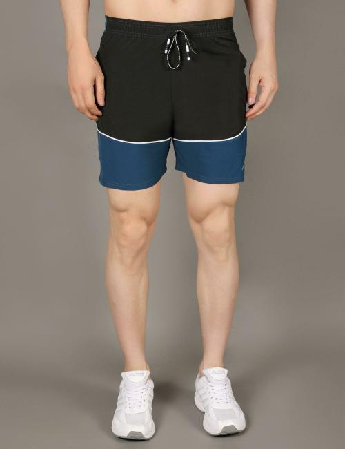 Flying Walker Men Multicolor Solid Polyester Blend Short (36)