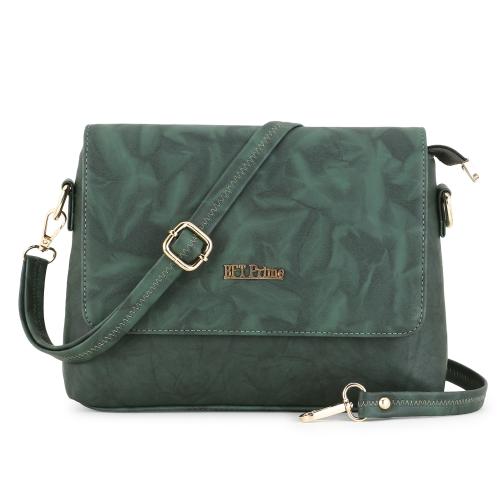 BFT Prime Dark Green Sling bag For Women's/Girls