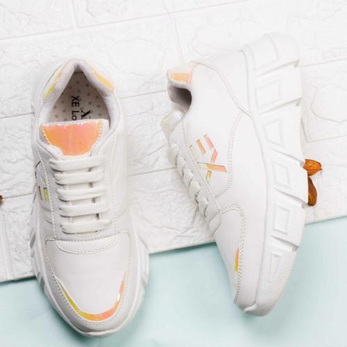 Buy XE Looks 100 Vegan Leather Casual White Shoes for Women Online at