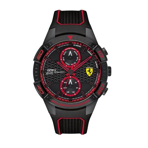 SCUDERIA FERRARI APEX Multifunction Black Round Dial Men's Watch - 0830634