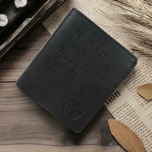 Felice Men Black Wallet (4 Card Slots)