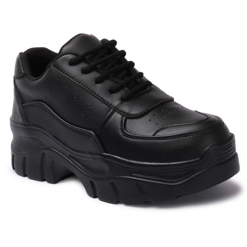 Vendoz Women Black Casual Shoes