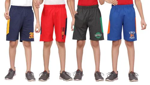 SOUTH TREE Boys Shorts With Pocket (Pack of 4)