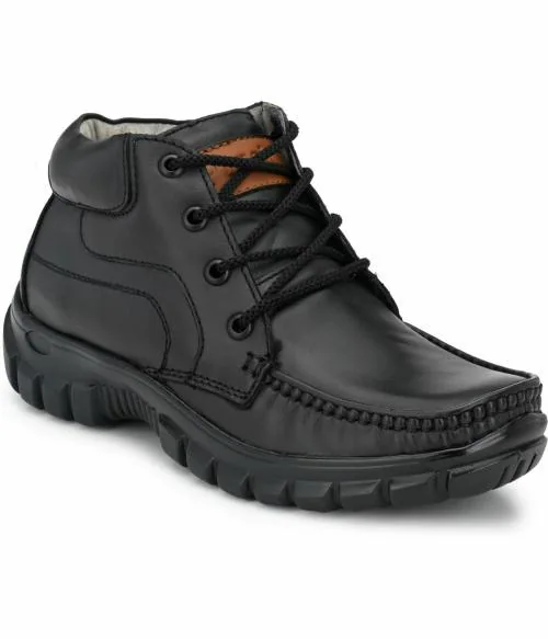 Punch Black Boots for Men