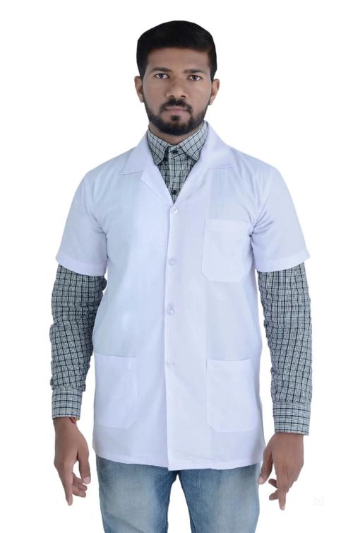 VIBRANCE Premium Doctor's Apron Lab Coat - Pack of 3 - White (38) - Pack of 3