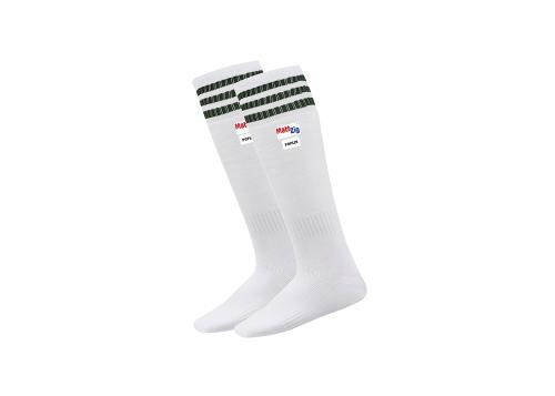 MattZig Knee High Poplin Football Socks (One Pair) - Dark Green