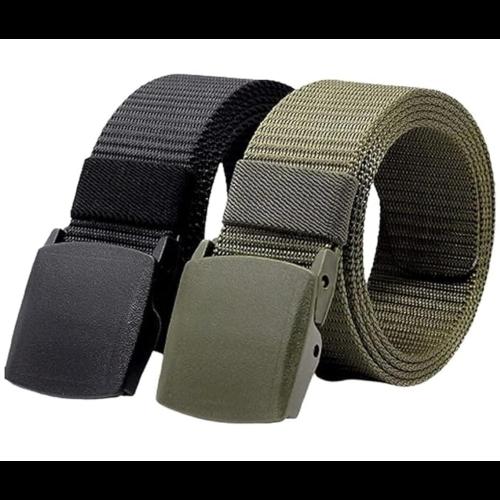 Buy TruFlair Nylon Belt, nylon fabric belt, unisex nylon belt, Hole