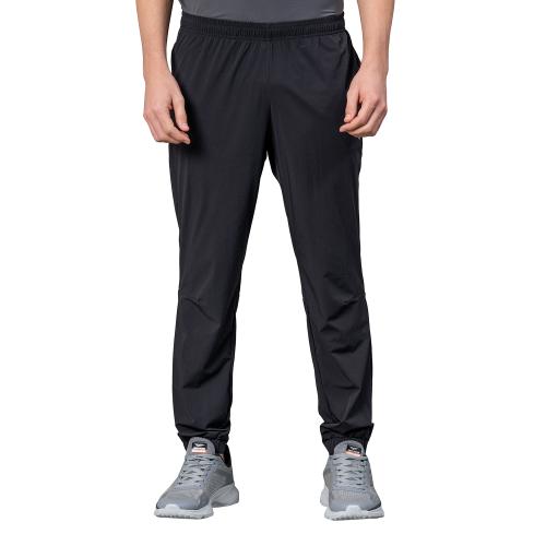 Red Tape Black Solid Nylon Spandax Men's Activewear Jogger