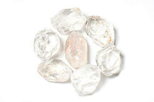 REBUY Natural Clear Quartz Rough Stone Healing Crystal