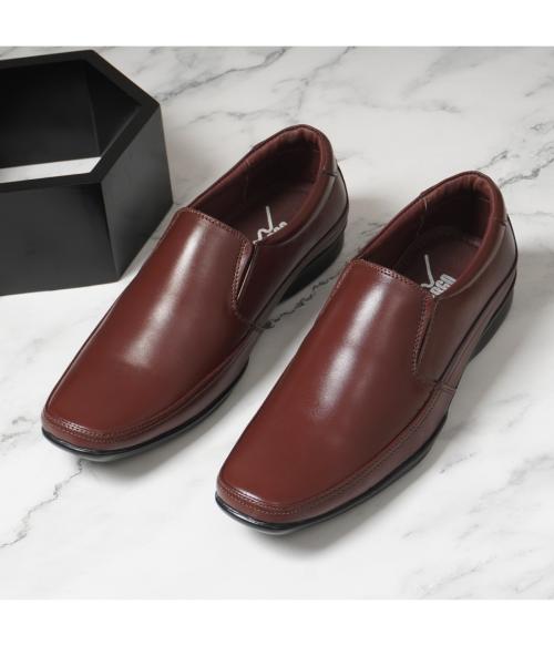 Fargo Boss 03 Leather Formal Shoes For men And Boys_Brown