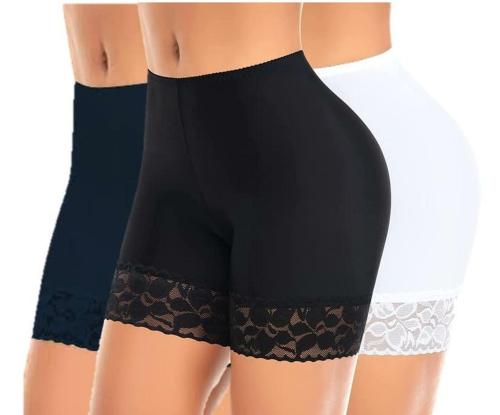 Regalia Procot Cotton Cycling Shorts for Under Dresses Women girls Seamless Anti Chafing Sports Underskirts Mid Thigh Boyshorts Lace Yoga safety Shorts Regular and Plus Sizes Combo Pack