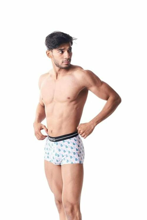 Kearo Men's Underwear A100 Modal Trunks with Fly