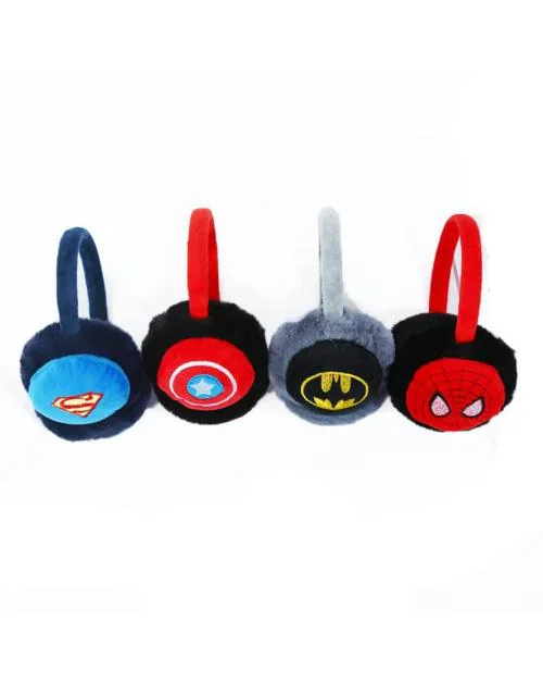 Accery Boys and Girls Multicolor Cotton Earmuffs - Pack of 2