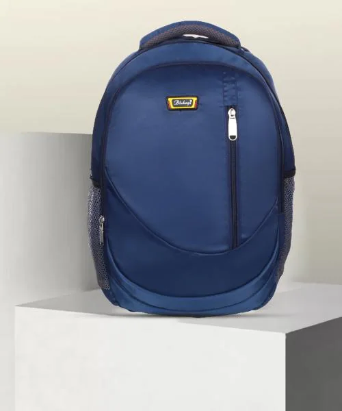 Blubags 40L Polyester Men Fashion School College Laptop Bag (Blue)