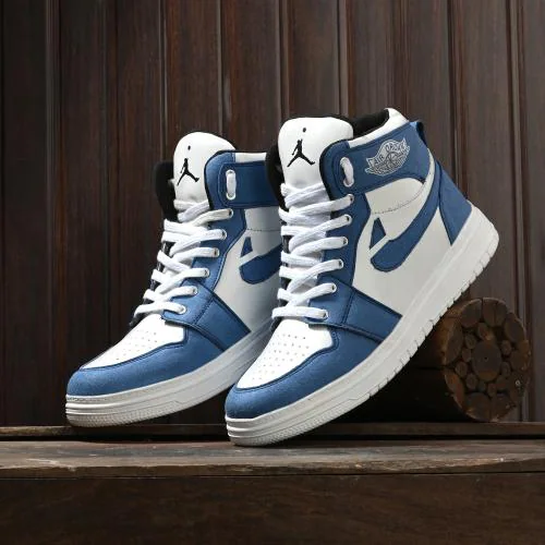 blue jordan shoes for men