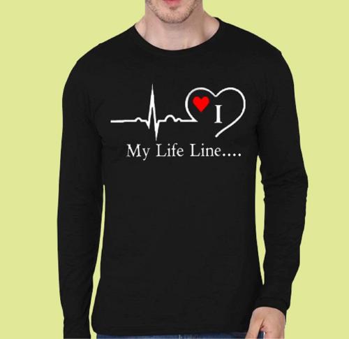 STUBONE - Polyester Letter Alphabet Printed Tshirt For Men's & Boys- (I) T Shirt Men (M) Black