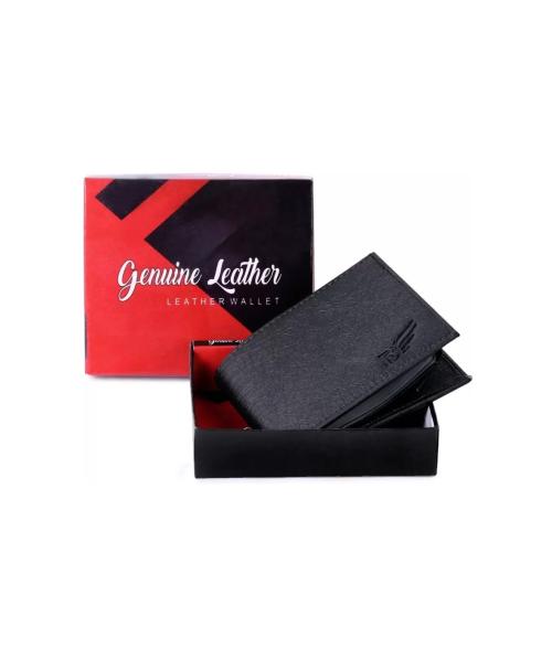 Moody max Men's Genuine Leather Wallet - Detachable Card Holder