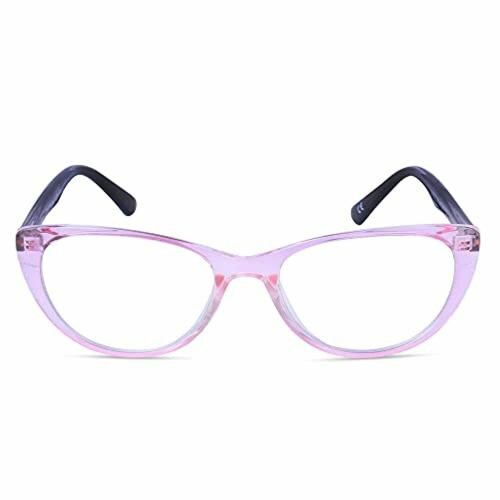 Lekya Blue Light Blocking Transparent Computer Glasses Rectangle Frame (Boy and Girl)