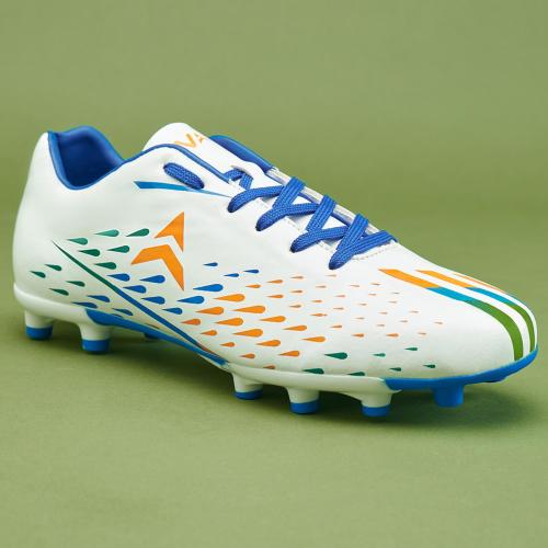 AVANT Men's FreeKick Football Shoes-White/Blue - UK 11
