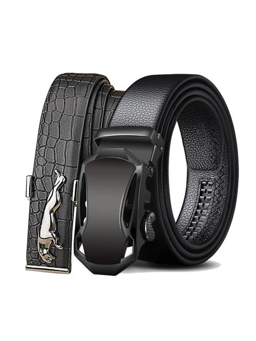 Kastner Artificial Leather Belt Combo