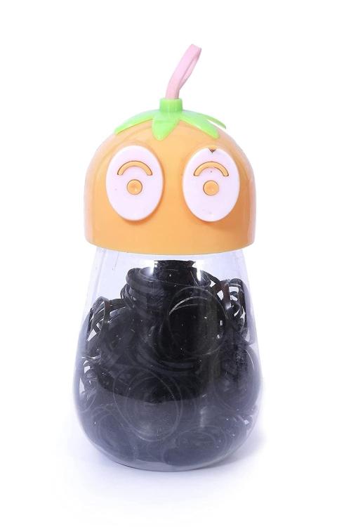 Buy Navmav Black Elastic Transparent Mini Hair Disco Rubber Band (Women