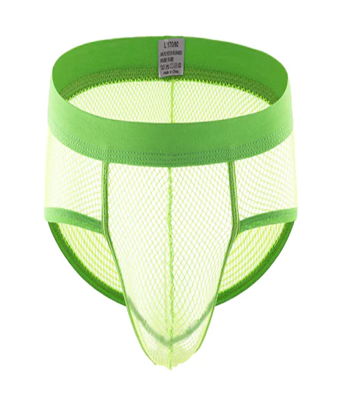 Panteasy Men's See through Mesh Frenchie Brief Underwear