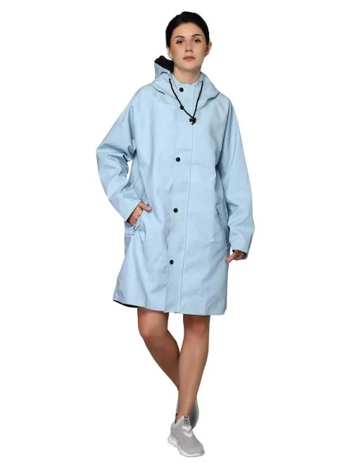 The Clownfish Pvc Raincoats Longcoat For Women
