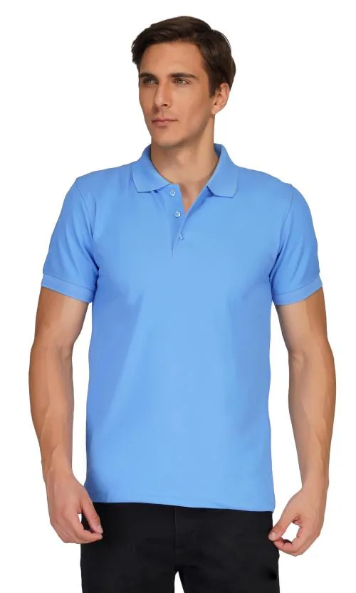 Divra Clothing Men Blue Solid Cotton Blend T-Shirt (3Xl)