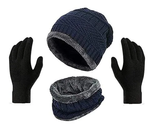 Buy CREATURE Winter Knit Beanie Cap Hat Neck Warmer Scarf and