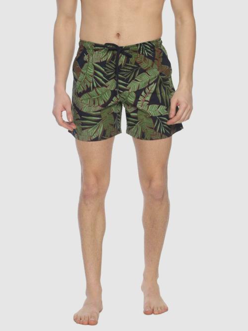 Bene Kleed Navy Blue Tropical Innerwear Bottoms