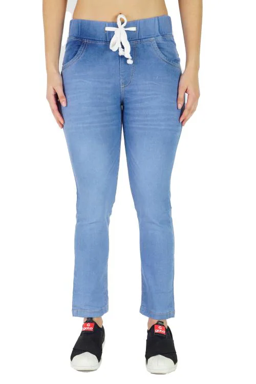 Buy JEANSKART DENIM JOGGERS (LIGHT BLUE) Online at Best Prices in India