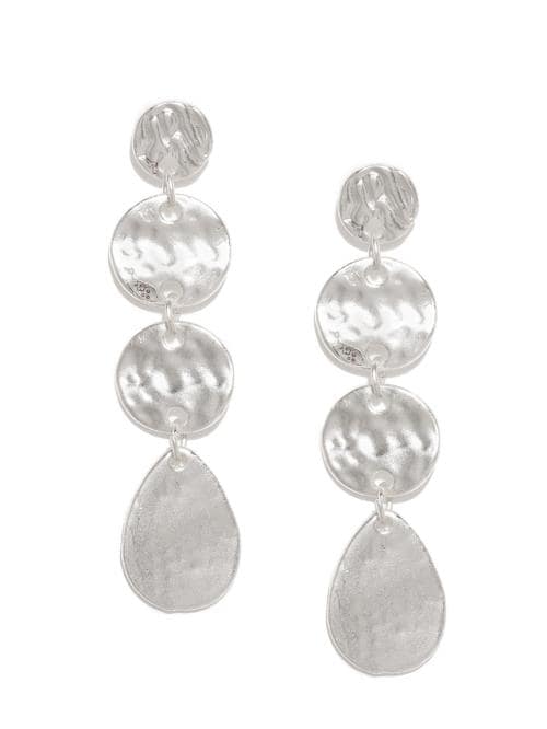 Ayesha Silver Drop Earrings For Women