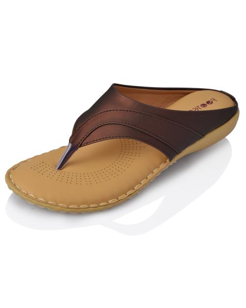 Footsoul Women's Jasper Fashion Slipper's (Brown) (FSL-206-09)