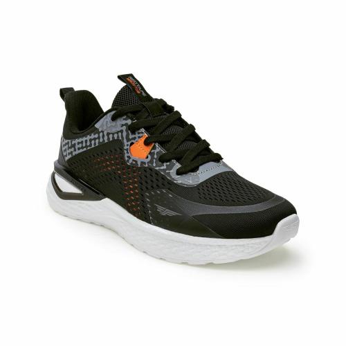 Red Tape Men Black Walking Shoes