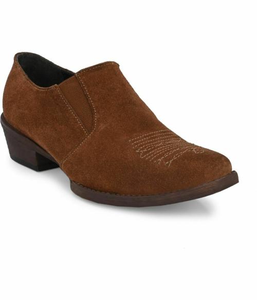 Carlo Romano Shoes Slip On For Women (Brown)