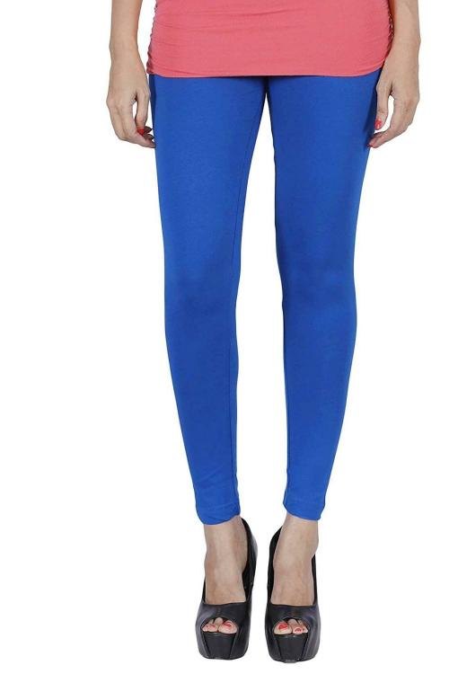 Buy Feather Soft Women Dark Turquoise Cotton Leggings (XL) Online at