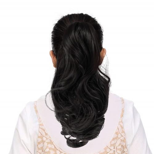 Buy ALIZZ Culture Ponytails Hairpiece Wavy Hair Extensions Curly Dark