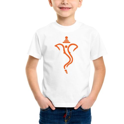LIMIT Fashion Store - Ganesha Face Sketch Design Kids T-shirt (2 Years) (Boys/Girls) l Boys and Girls l Tshirt l Fashion Wear l Western Wear l New Designs l Unisex
