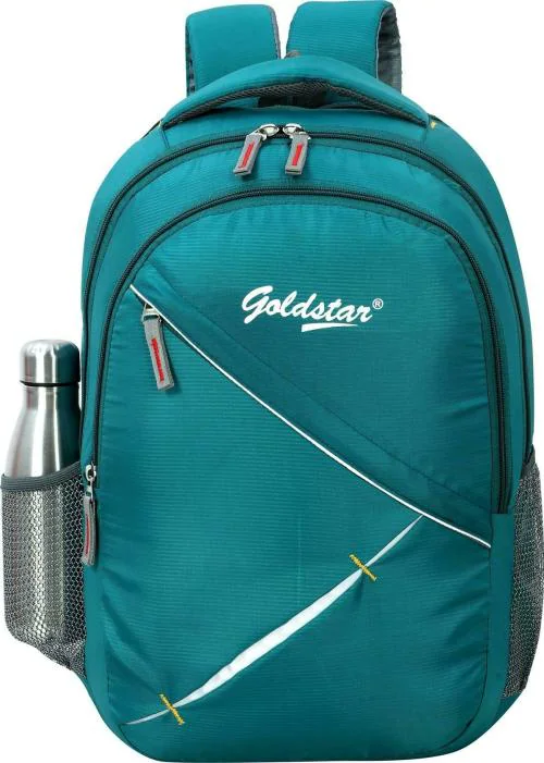 GOLD STAR Peacock Green Pu Laptop Backpack 28 L