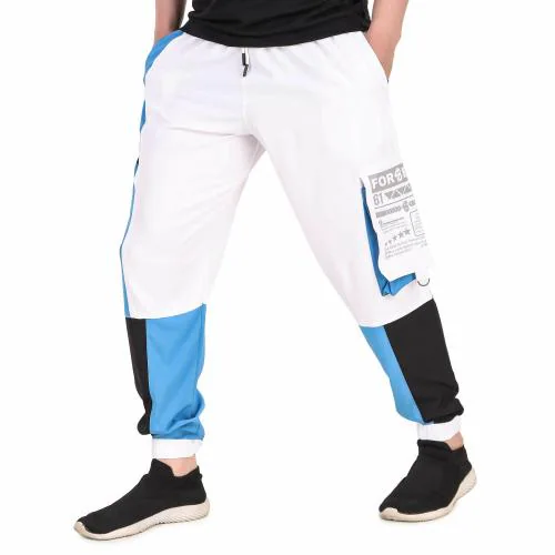 FORBRO-WHITE TRACK PANT FOR MEN / LOWER FOR BOYS