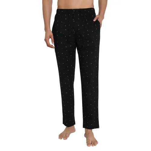 The Cotton Company Men's Black Lightning Print 100% Cotton Pajama Lounge Pants (XX-Large)