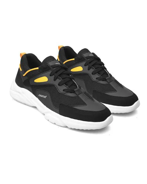 Buy JOKATOO Black Mesh Sneakers for Men Online at Best Prices in India JioMart.