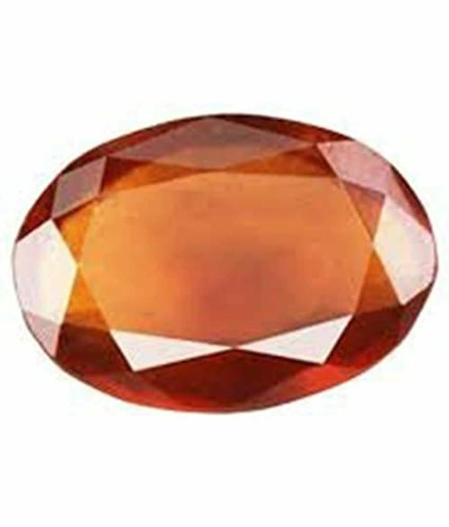 BAGUE Ceylon Hessonite Crystal Gomed Gemstone
