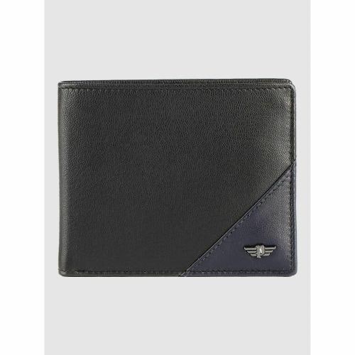 Police Groix Slim Black Leather Men Wallet