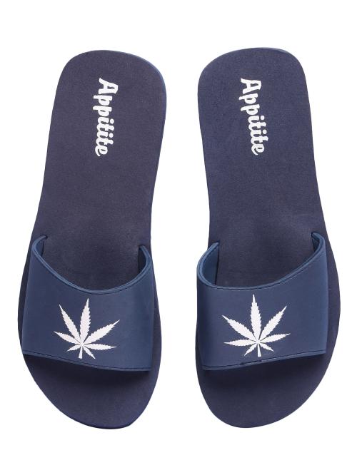 Appitite Blue Comfortable EVA Sliders for Men