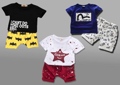 Lofn Stylish Printed Kids Clothing Set Pack Of 3 (2-3 Years)